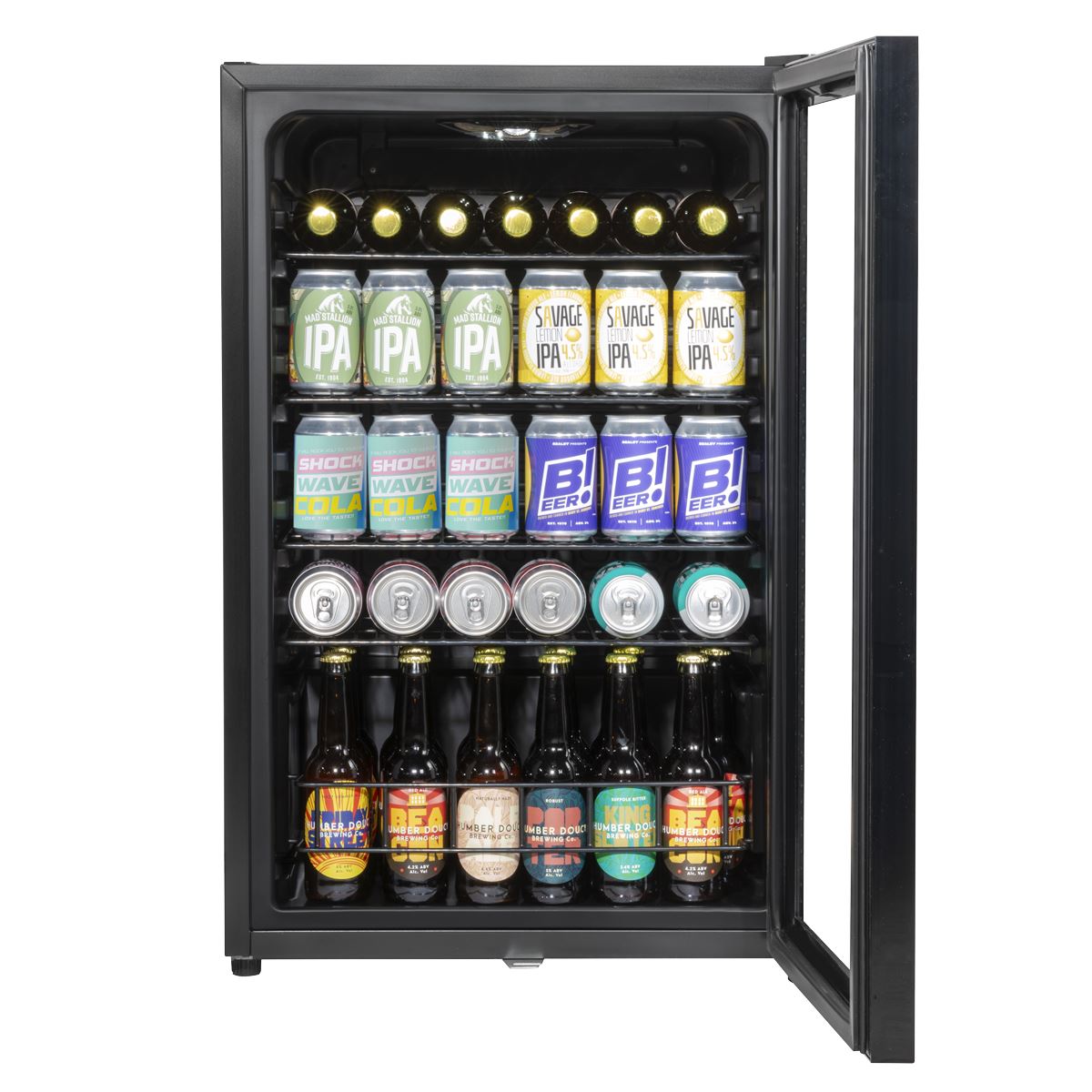 Baridi Under-Counter Drinks/Beer & Wine Fridge 115L Capacity