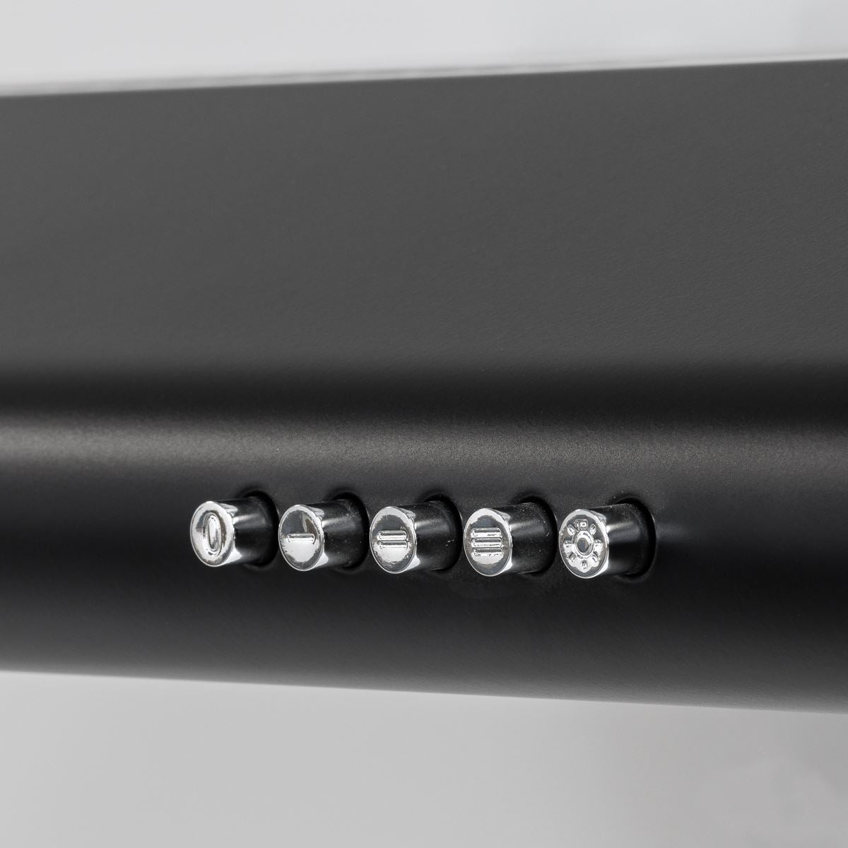 Baridi Visor Cooker Hood Extractor Fan 60cm - Black