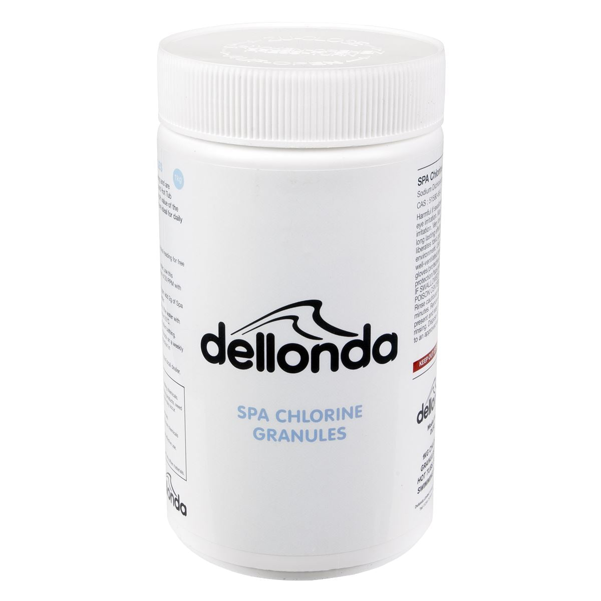 Dellonda Chlorine Granules for Hot Tubs/Spas & Swimming Pools 1kg