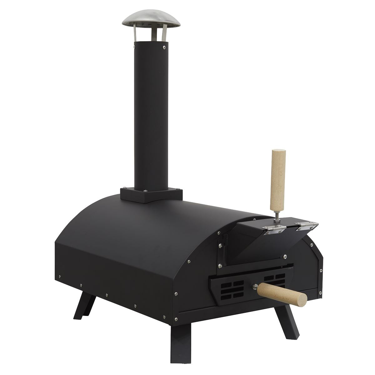 Dellonda Wood-Fired Pizza Oven 14" - Black