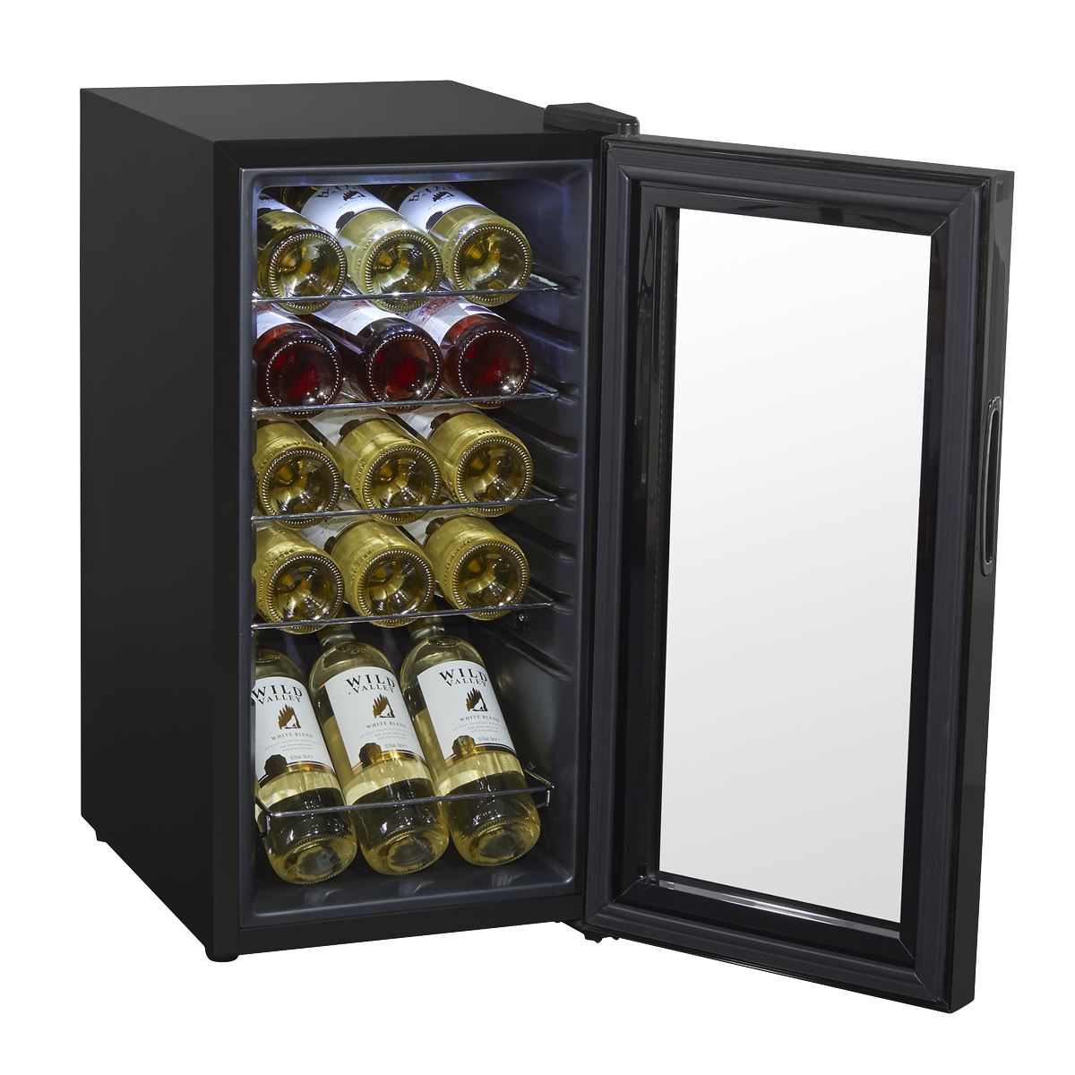 Baridi 15 Bottle Tabletop Wine Fridge & Cooler