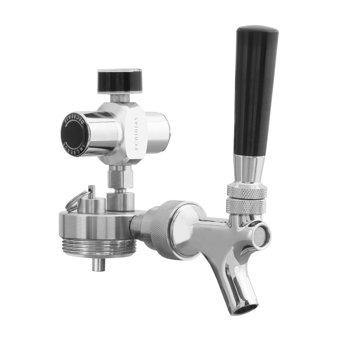 Baridi Mini Keg UK Beer Tap and CO2 Regulator
