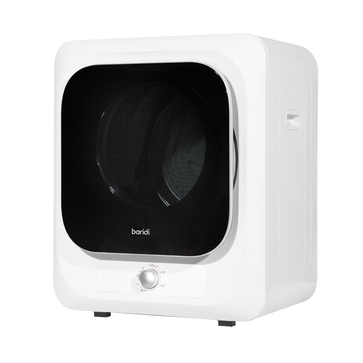 Baridi Tabletop Tumble Dryer with Analogue Controls 2.5kg Capacity - White