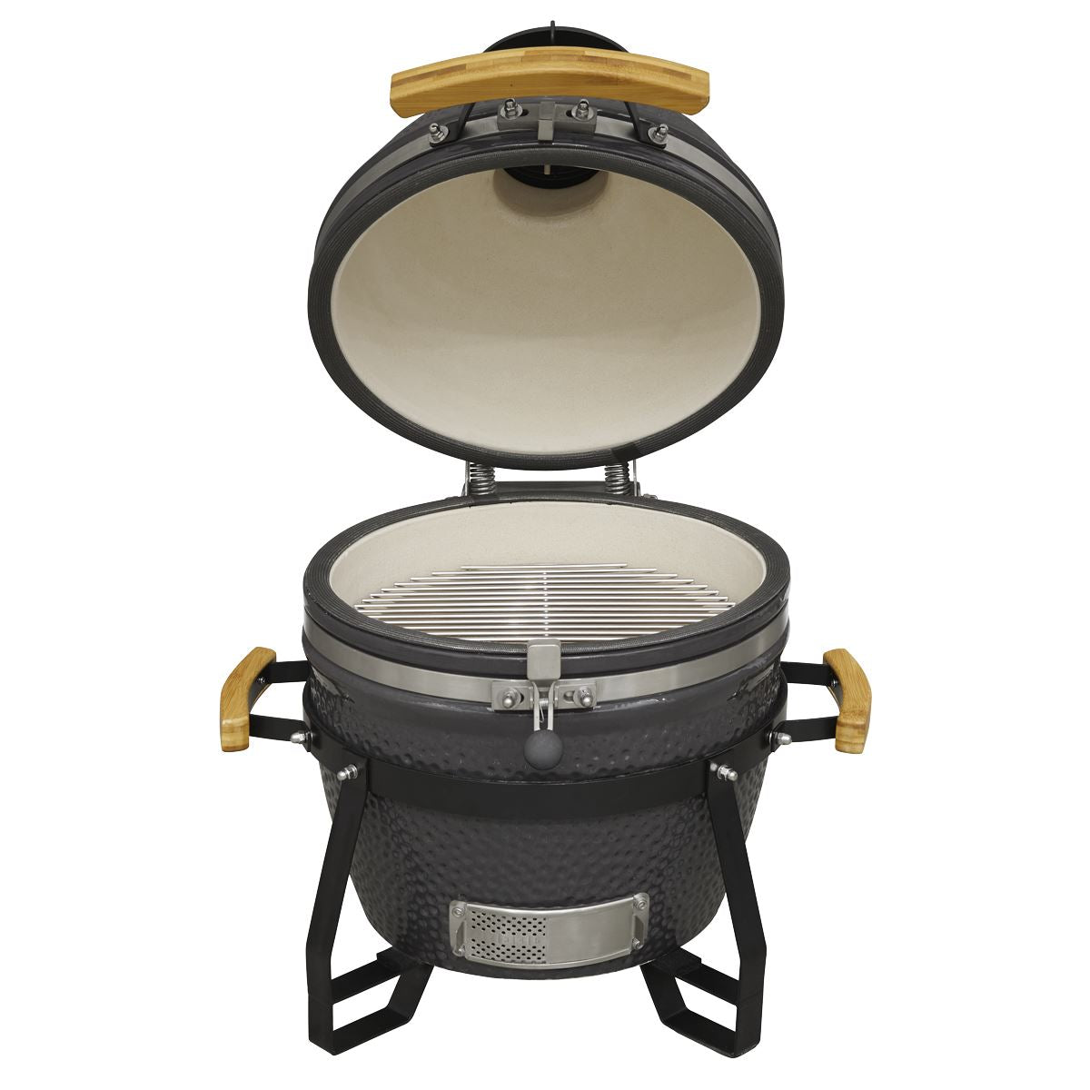 Dellonda Deluxe 16"(40cm) Ceramic Kamado Style BBQ