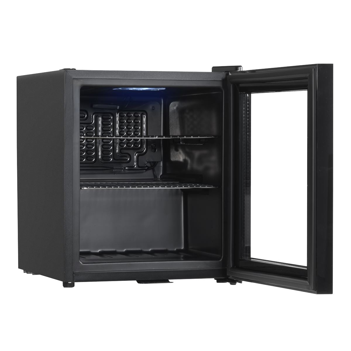 Baridi Mini Tabletop Beer & Drinks Fridge 50L Capacity - Black