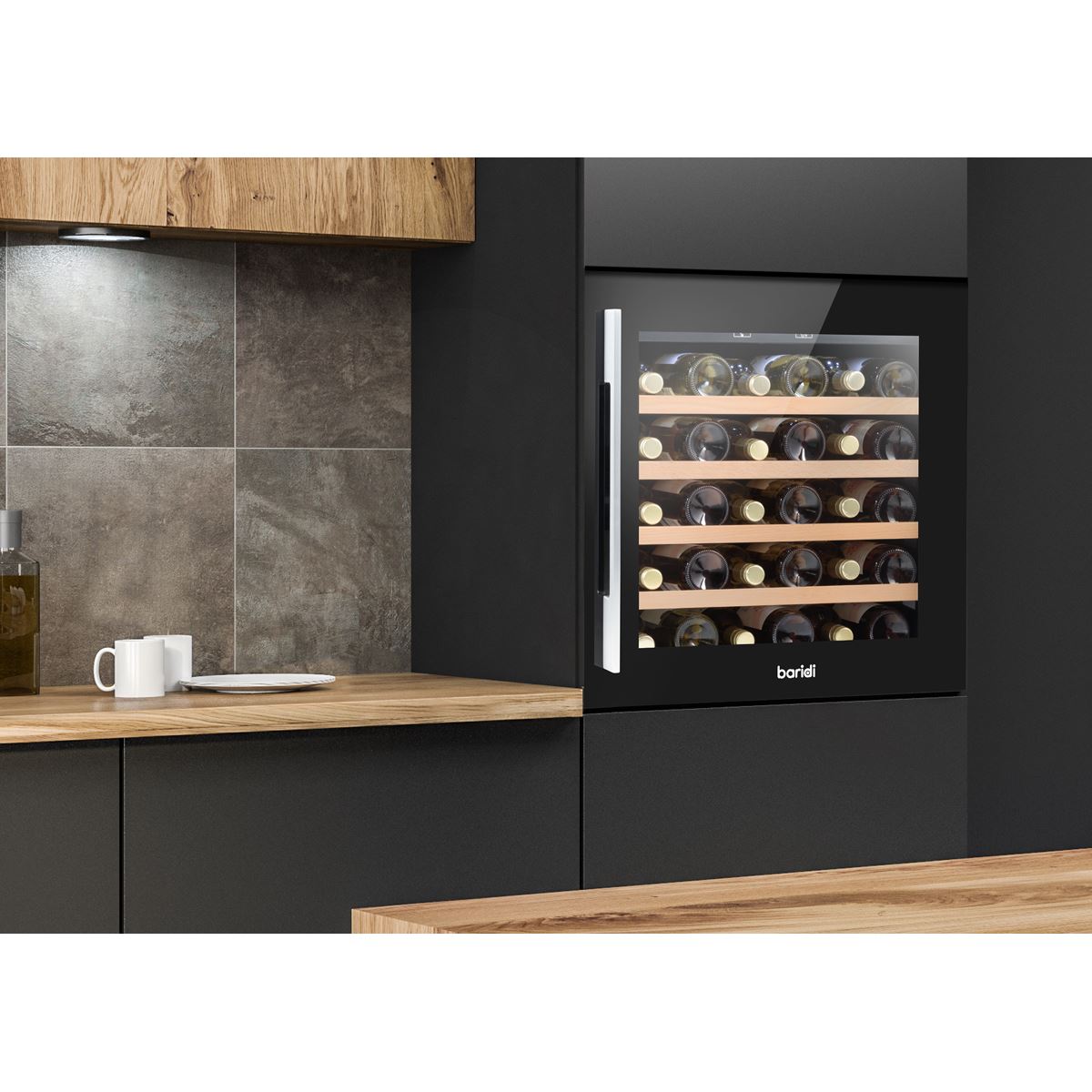 Baridi 36 Bottle Wine Fridge & Cooler 60cm