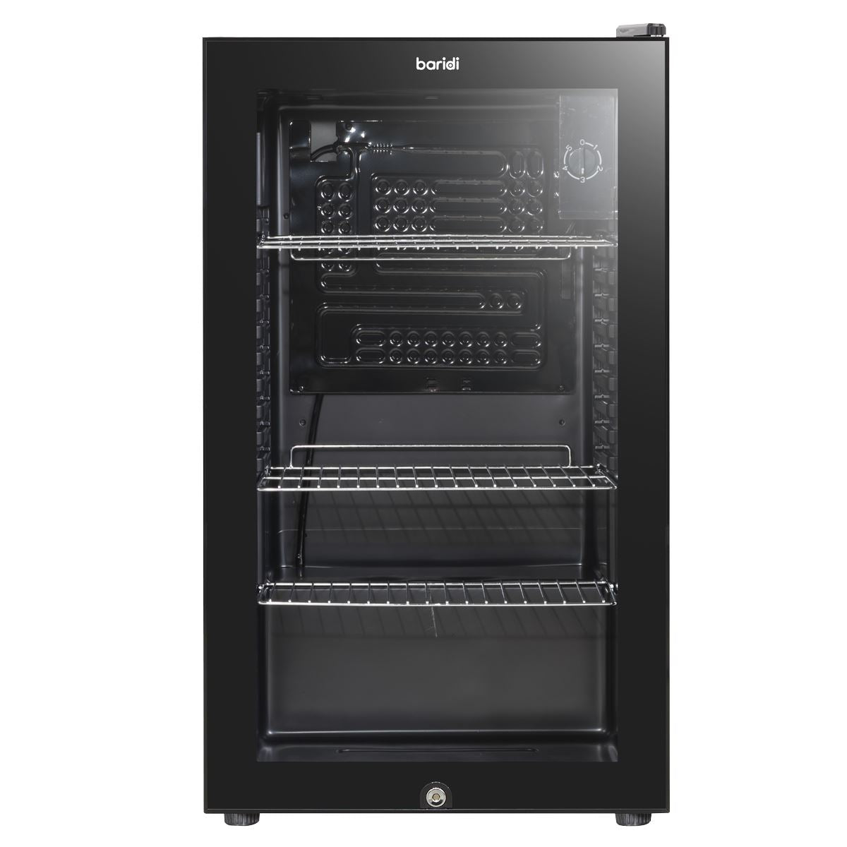 Baridi Wine, Beer & Drinks Fridge 85L Capacity - Black