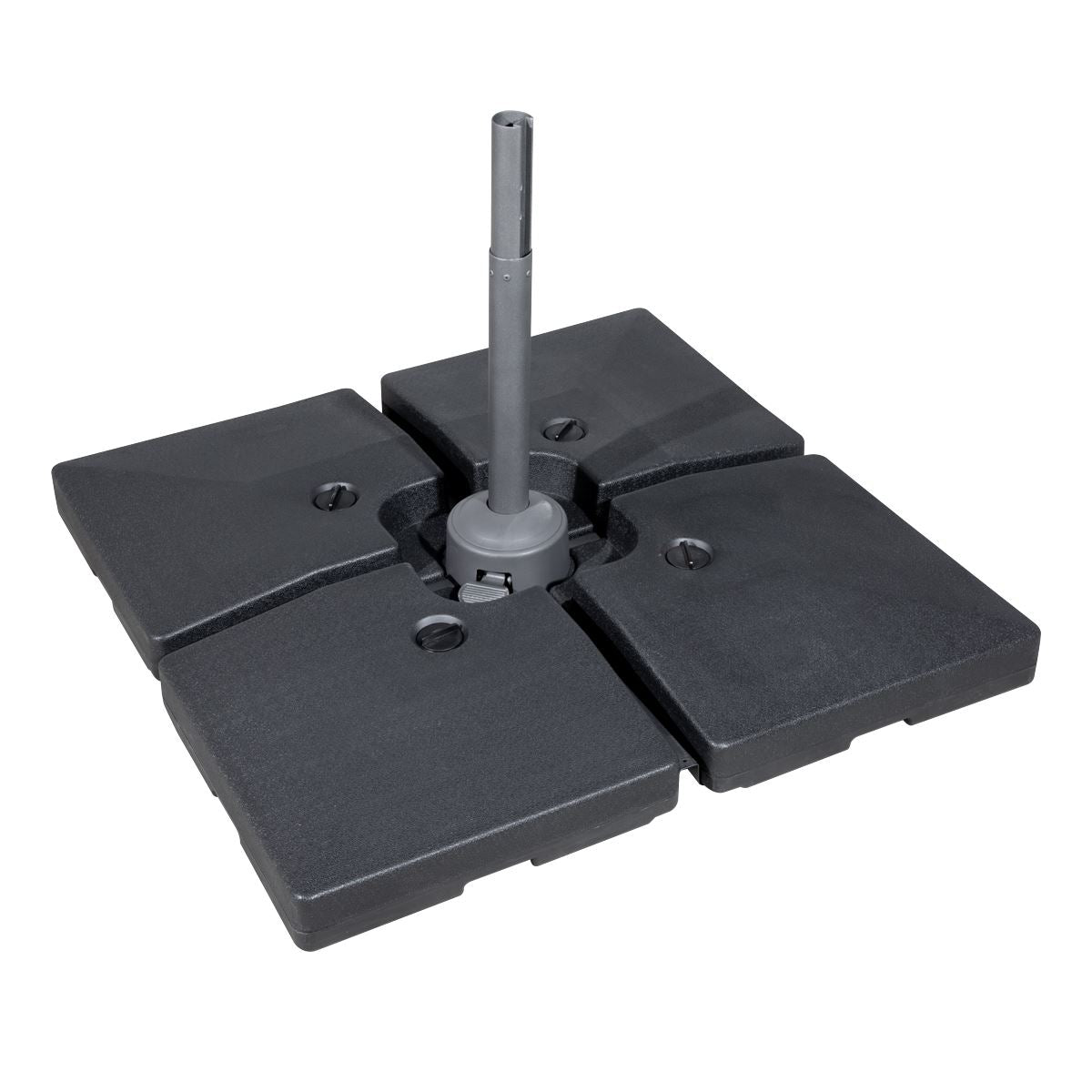 Dellonda Fillable Parasol Base, Water/Sand Fill 92L 4pc