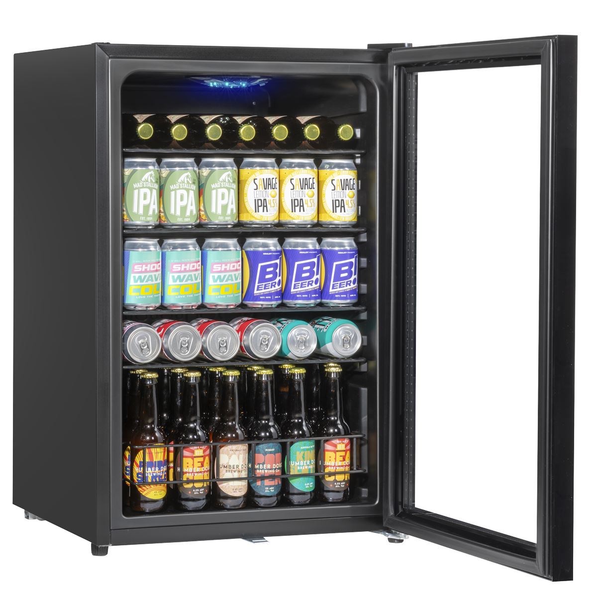 Baridi Under-Counter Drinks/Beer & Wine Fridge 115L Capacity