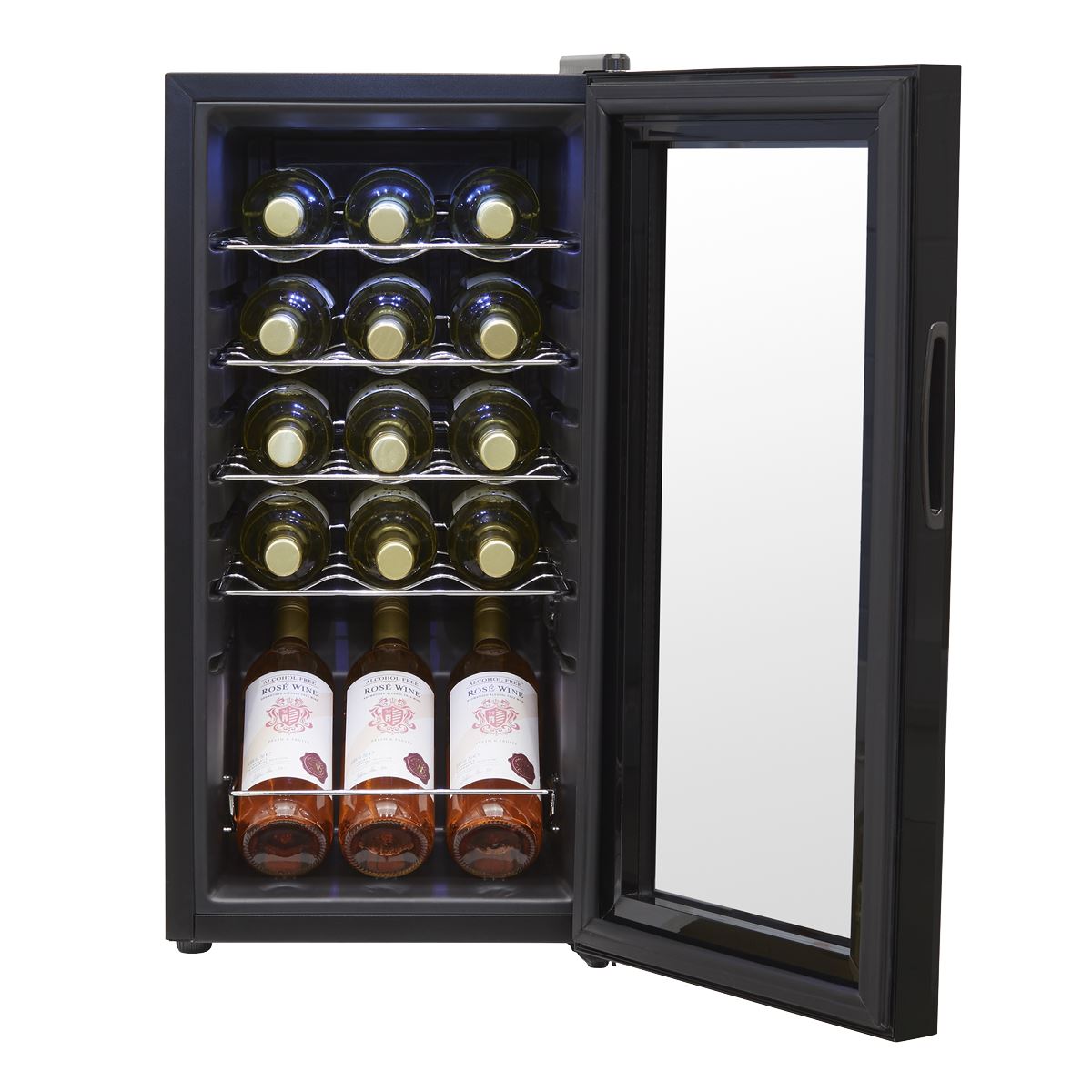 Baridi 15 Bottle Tabletop Wine Fridge & Cooler