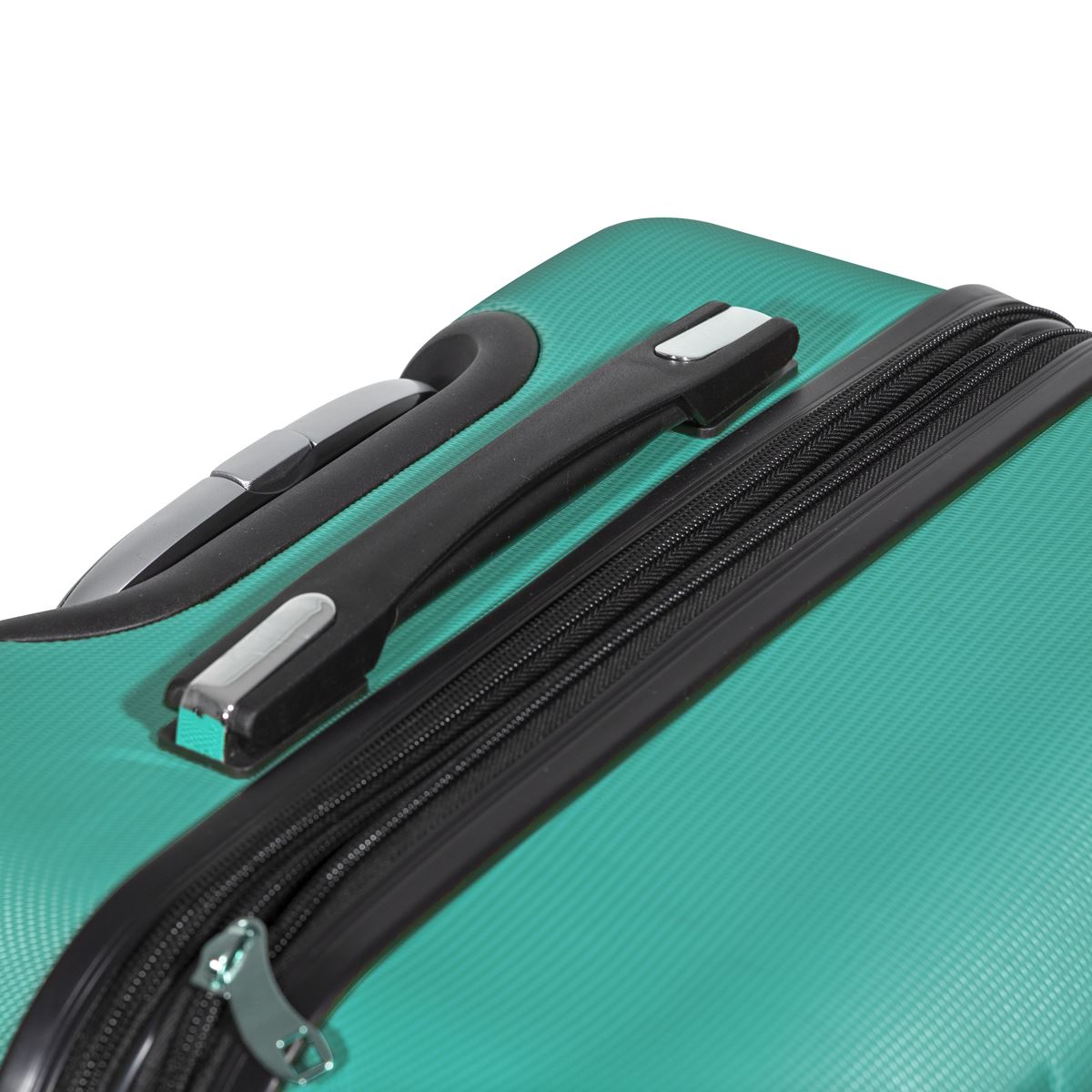 Dellonda Lightweight ABS Luggage Set with TSA Lock - Teal