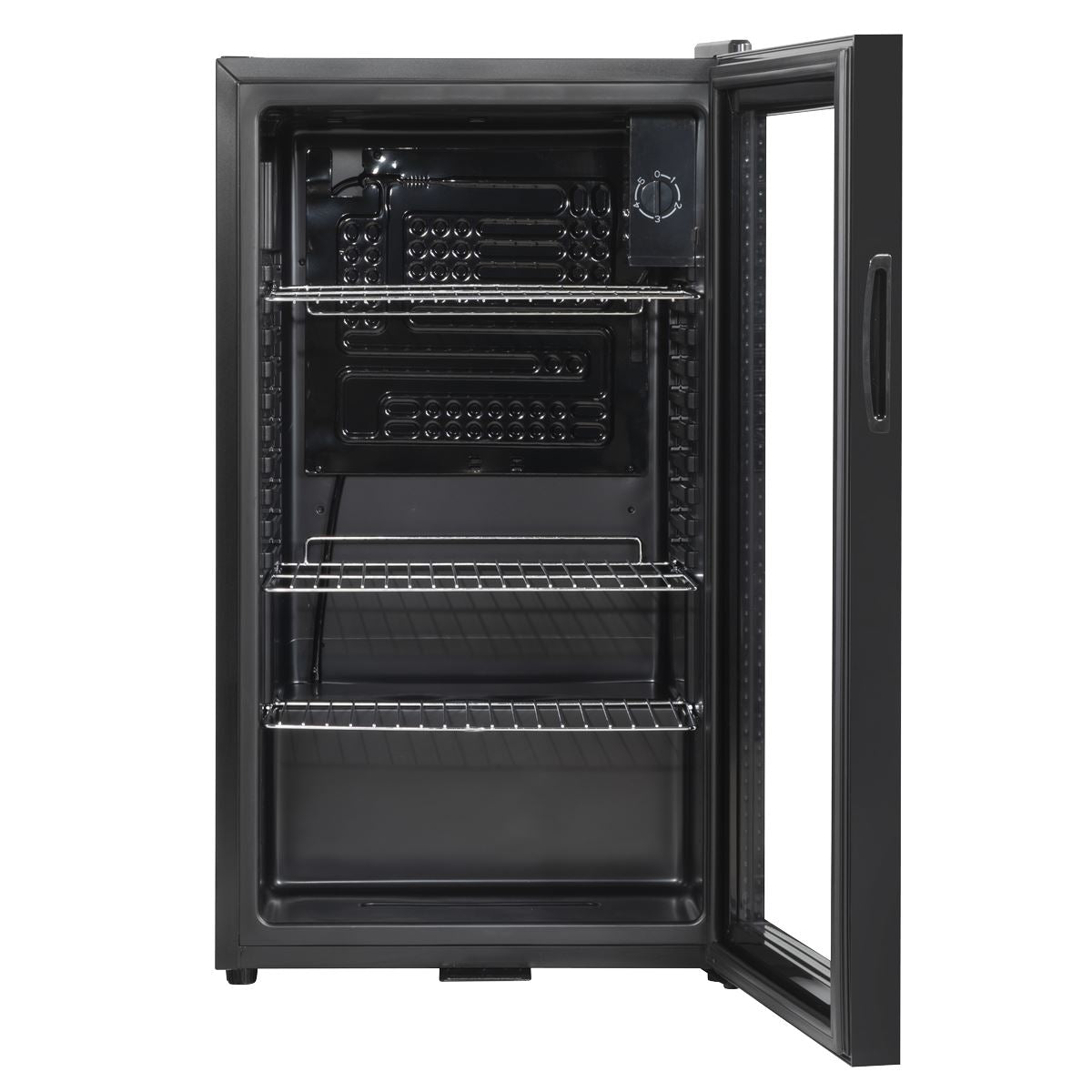 Baridi Wine, Beer & Drinks Fridge 85L Capacity - Black