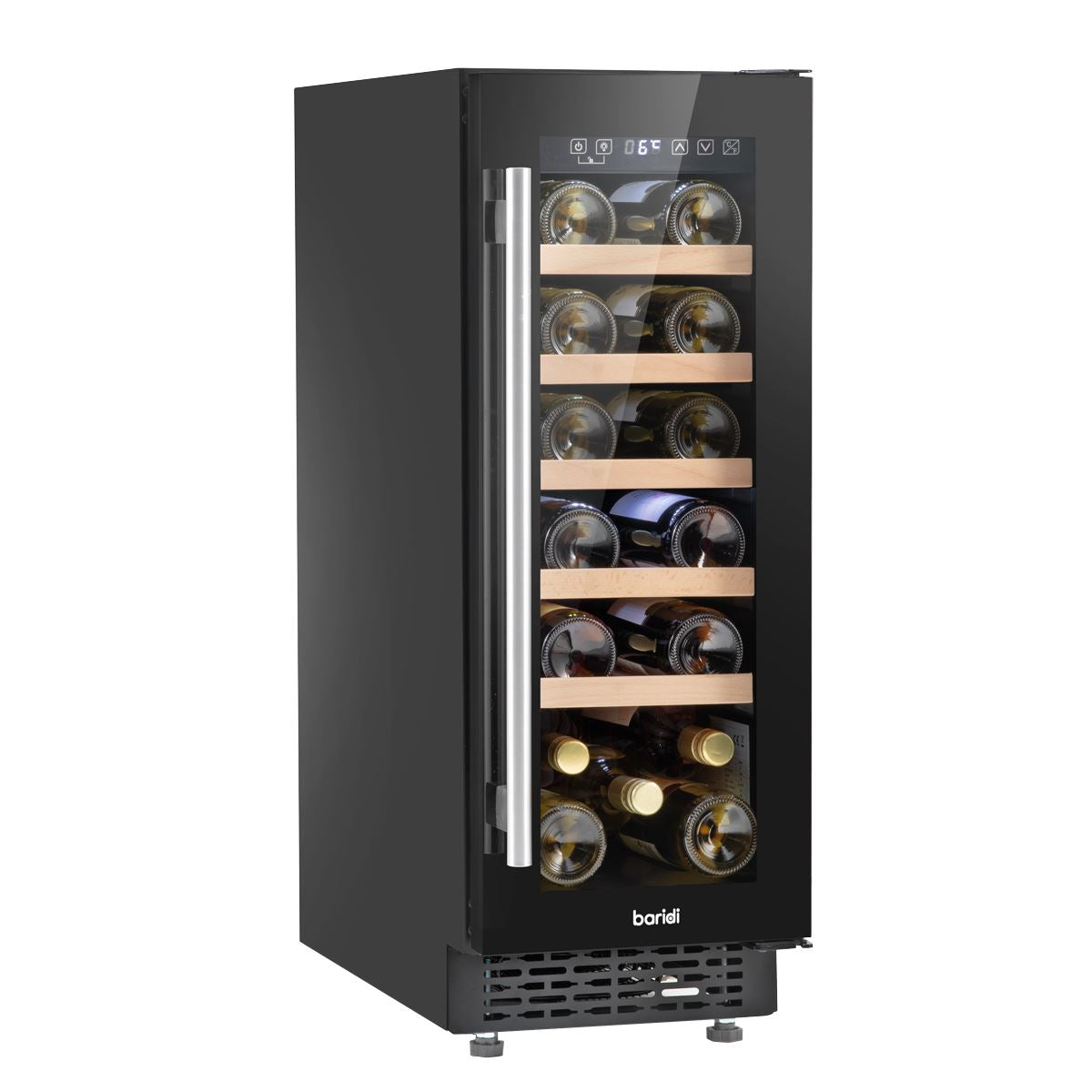 Baridi 20 Bottle Slim Wine Fridge & Cooler 30cm