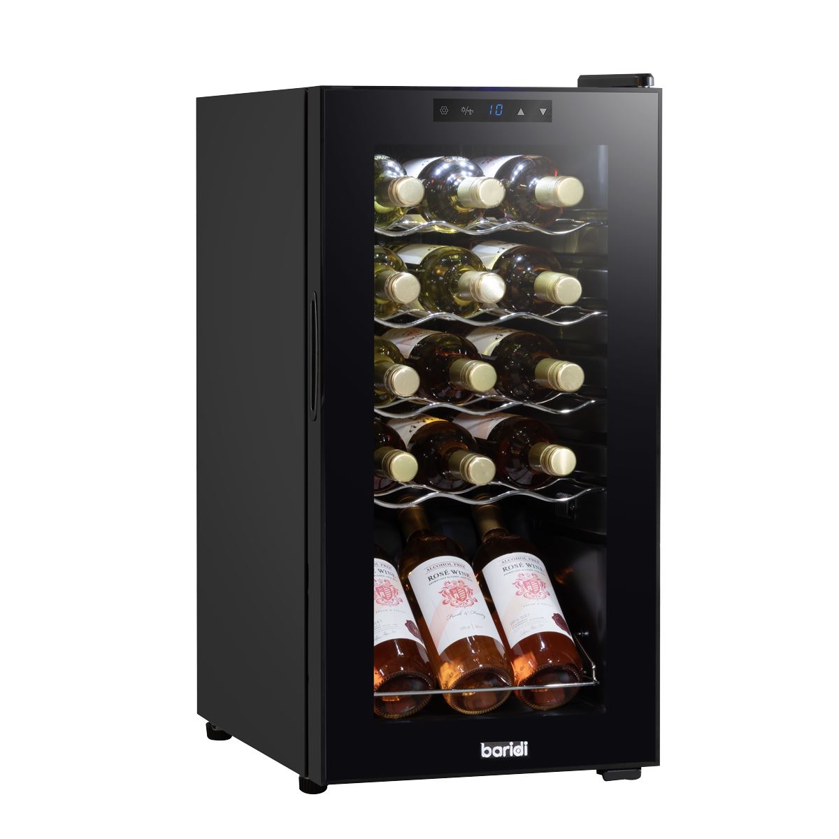 Baridi 15 Bottle Tabletop Wine Fridge & Cooler
