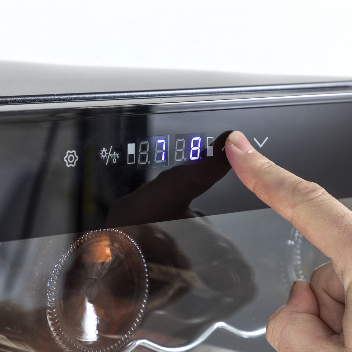 Baridi 52 Bottle Dual Zone Wine Fridge & Cooler