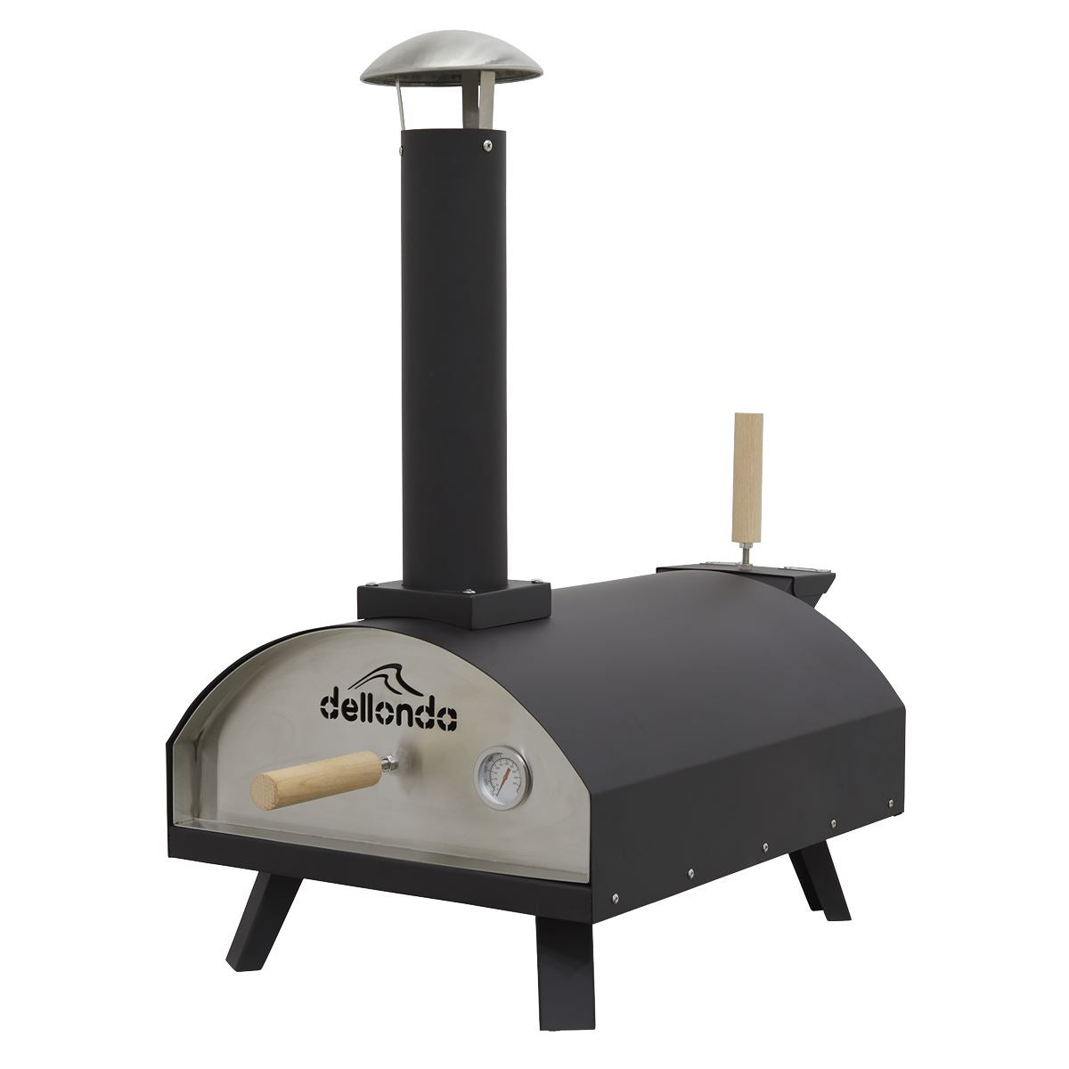 Dellonda Wood-Fired Pizza Oven 14" - Black