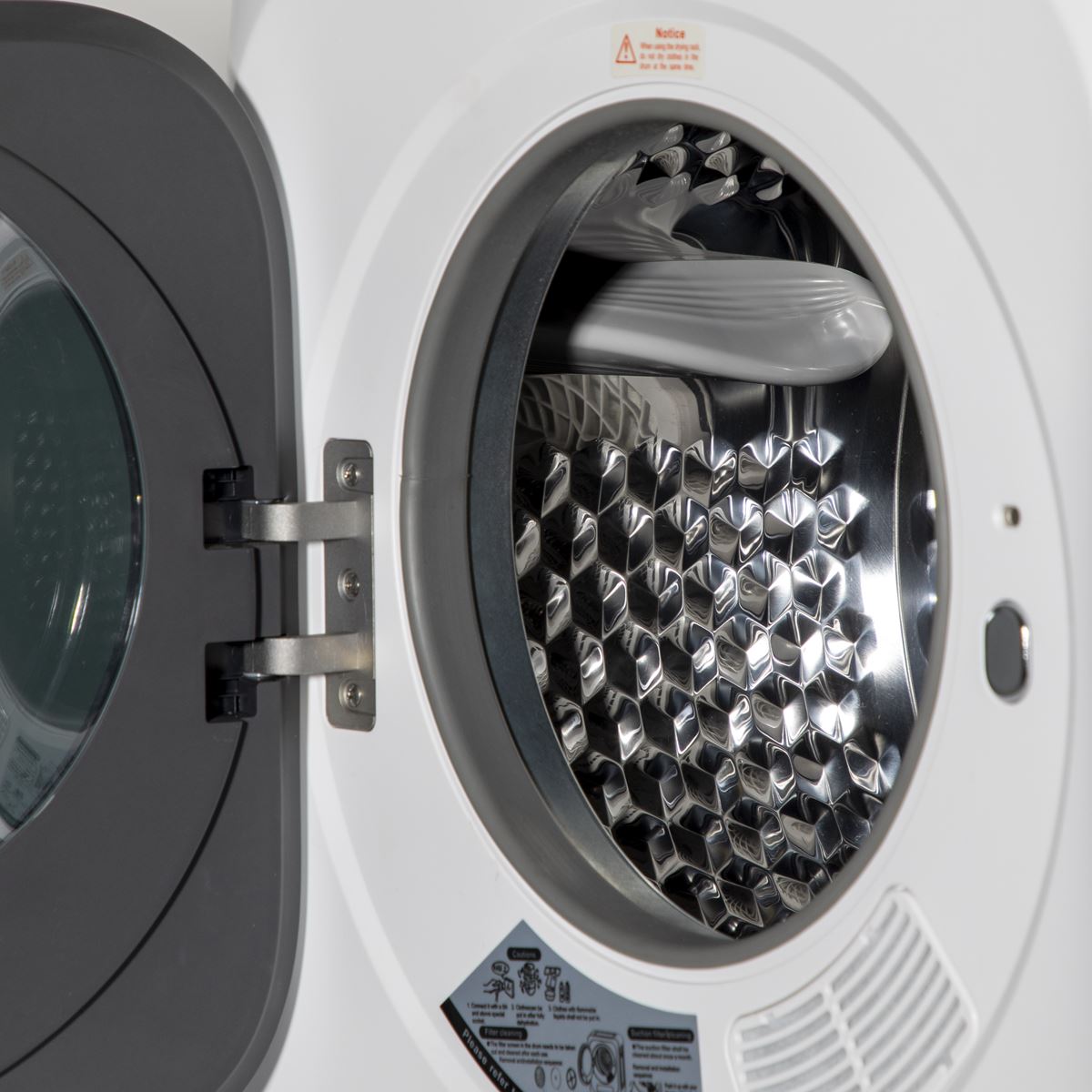 Baridi Tabletop Tumble Dryer with Analogue Controls 2.5kg Capacity - White