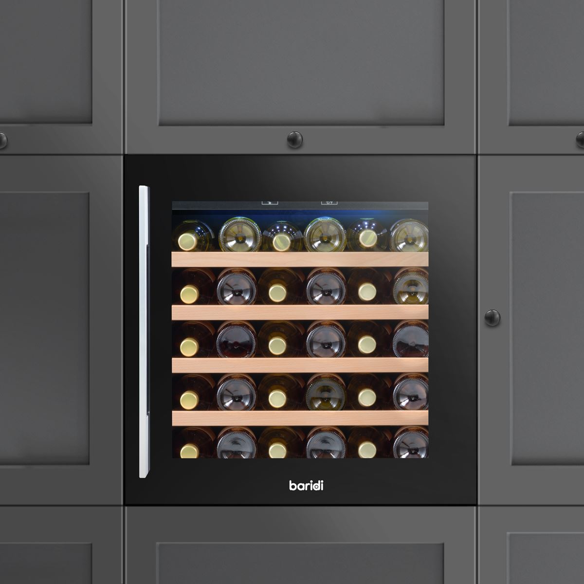 Baridi 36 Bottle Wine Fridge & Cooler 60cm