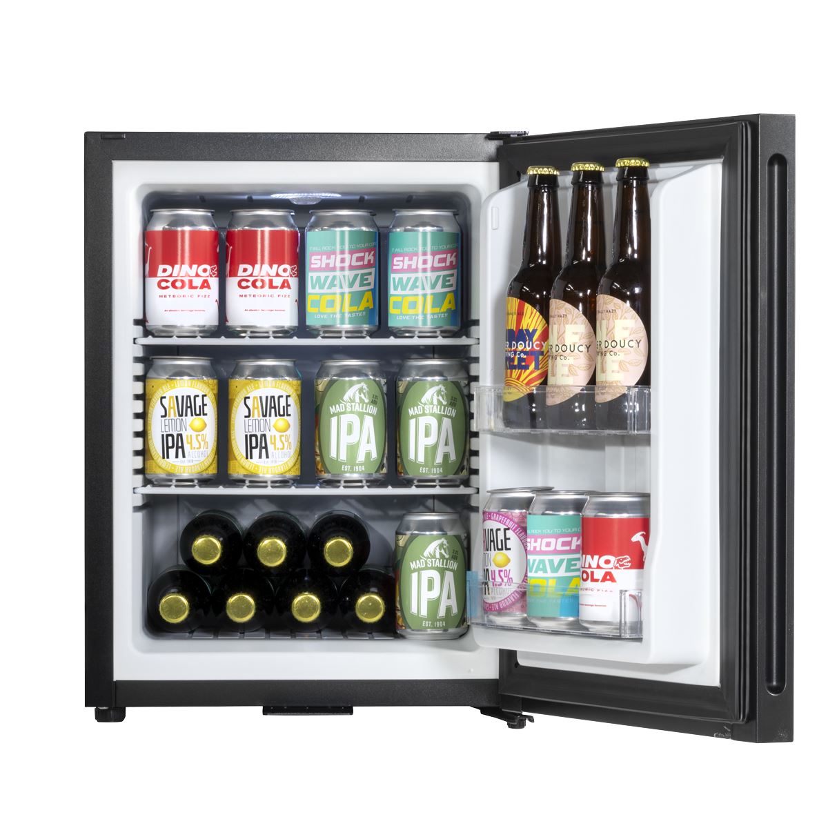 Baridi Ultra-Quiet Mini Drinks Fridge 35L Capacity