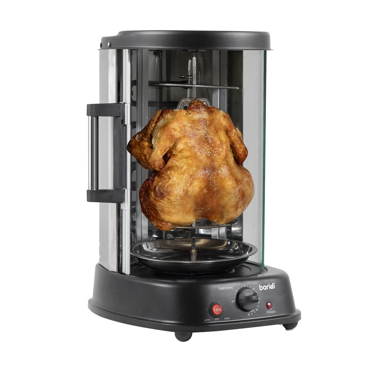 Baridi Vertical 360° Rotisserie Smokeless Grill 21L Capacity