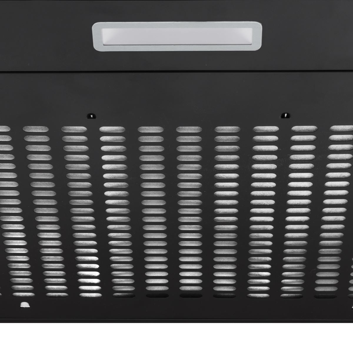 Baridi Visor Cooker Hood Extractor Fan 60cm - Black