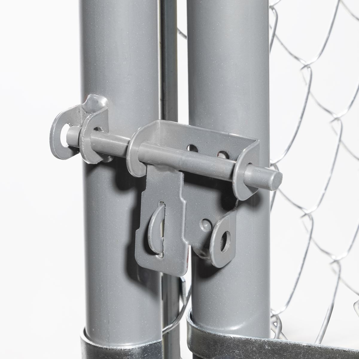 Dellonda Galvanised Steel Dog Kennel with Roof Cover & Chain Link Fencing