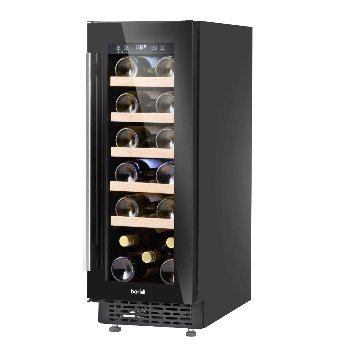 Baridi 20 Bottle Slim Wine Fridge & Cooler 30cm