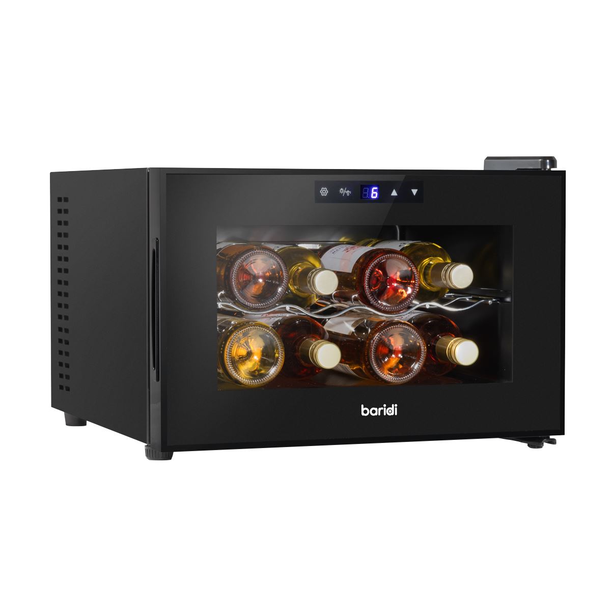 Baridi 8 Bottle Tabletop Wine Fridge & Cooler