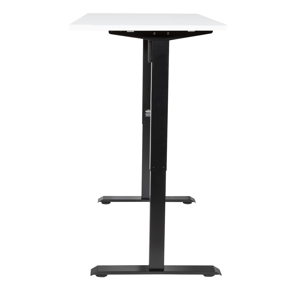 Dellonda White Electric Height Adjustable Standing Desk with Memory, Quiet, 1400x700mm
