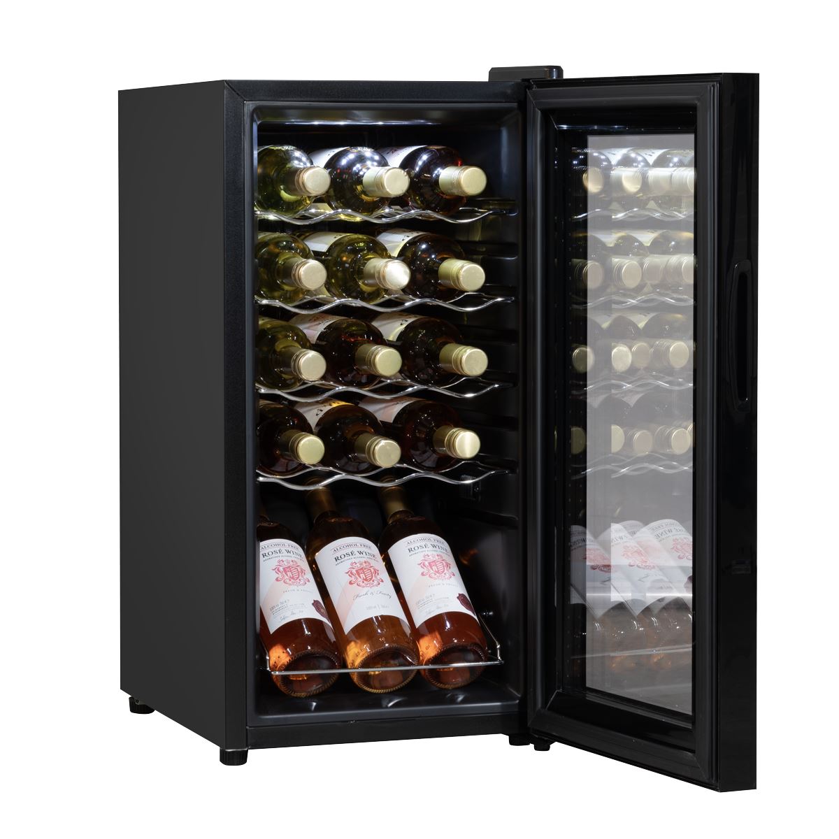Baridi 15 Bottle Tabletop Wine Fridge & Cooler