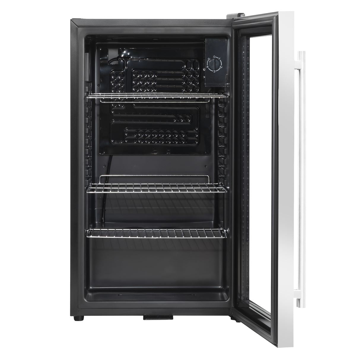 Baridi Wine, Beer & Drinks Fridge 85L Capacity - Stainless Steel