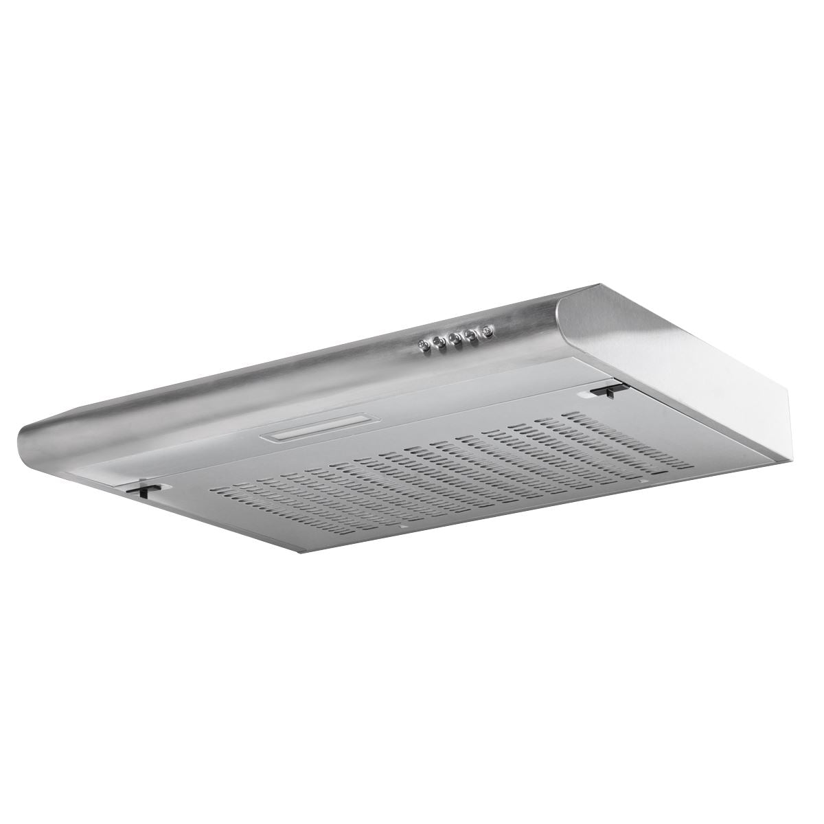 Baridi Visor Cooker Hood Extractor Fan 60cm - Stainless Steel