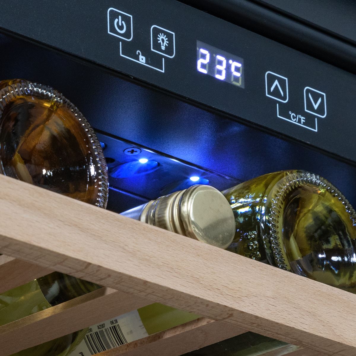 Baridi 36 Bottle Wine Fridge & Cooler 60cm