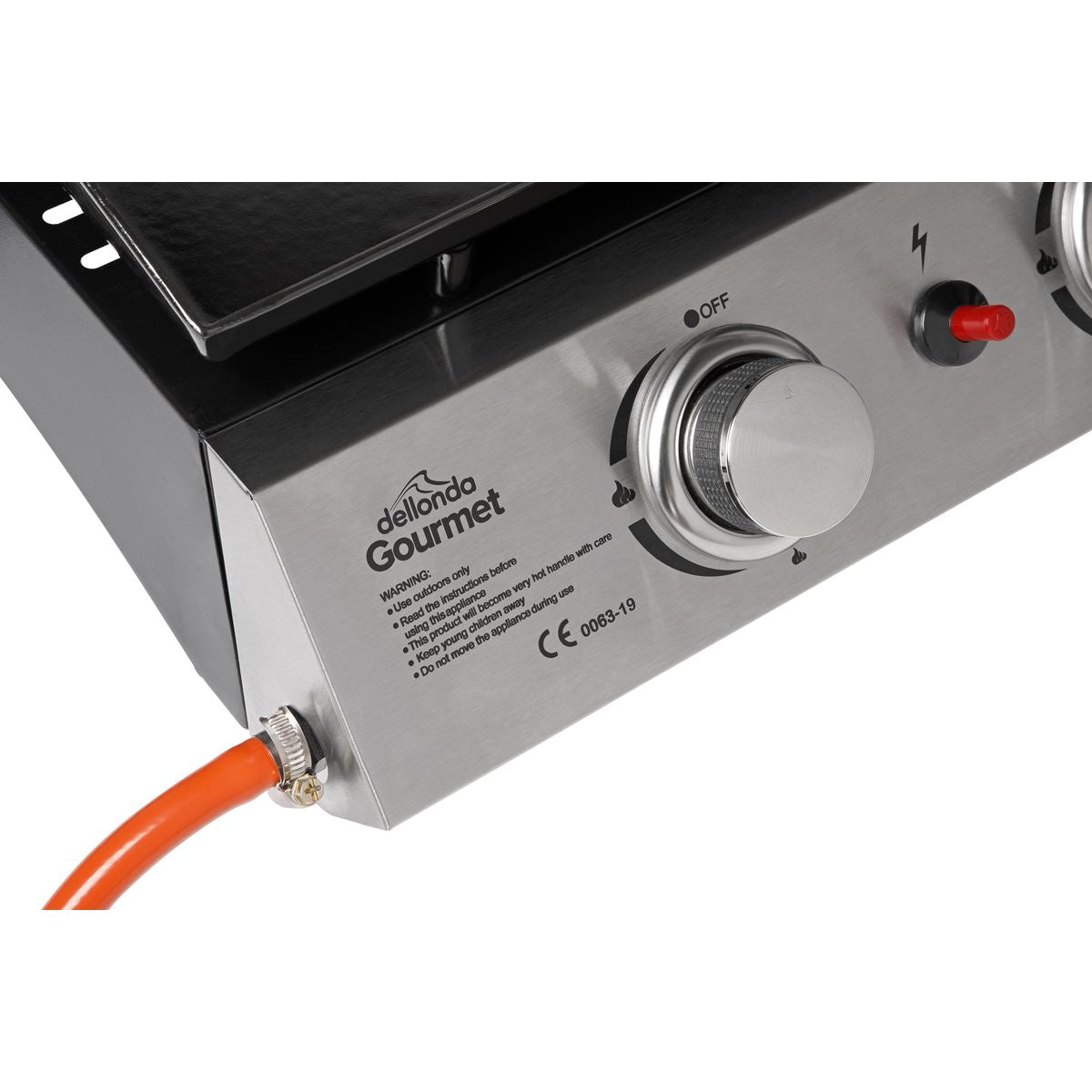 Dellonda 4 Burner Portable Gas Plancha