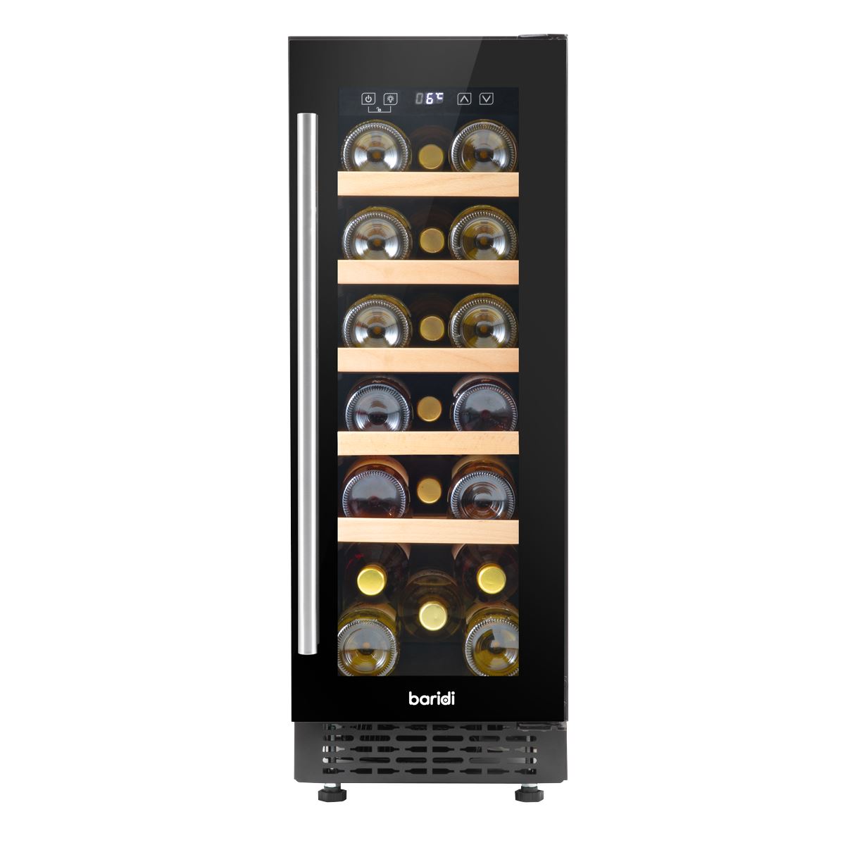 Baridi 20 Bottle Slim Wine Fridge & Cooler 30cm