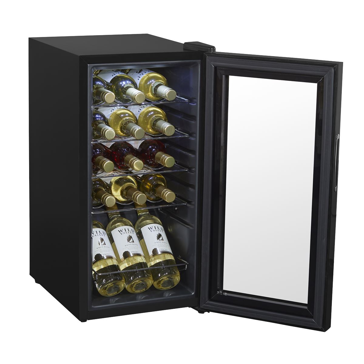 Baridi 15 Bottle Tabletop Wine Fridge & Cooler