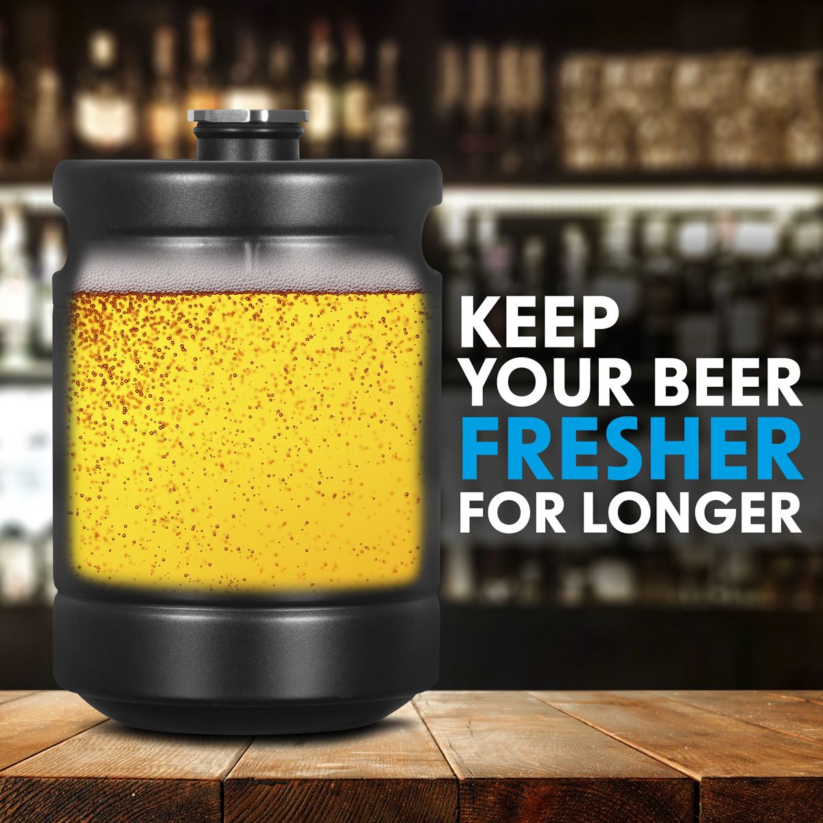 Baridi Beer Keg 2L Capacity