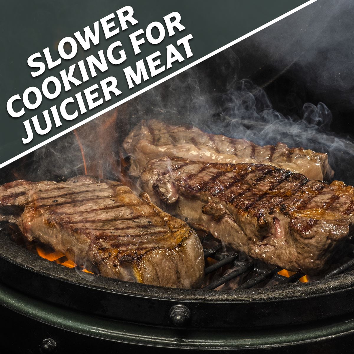 Dellonda Deluxe 22"(56cm) Ceramic Kamado Style BBQ with Wheeled Stand