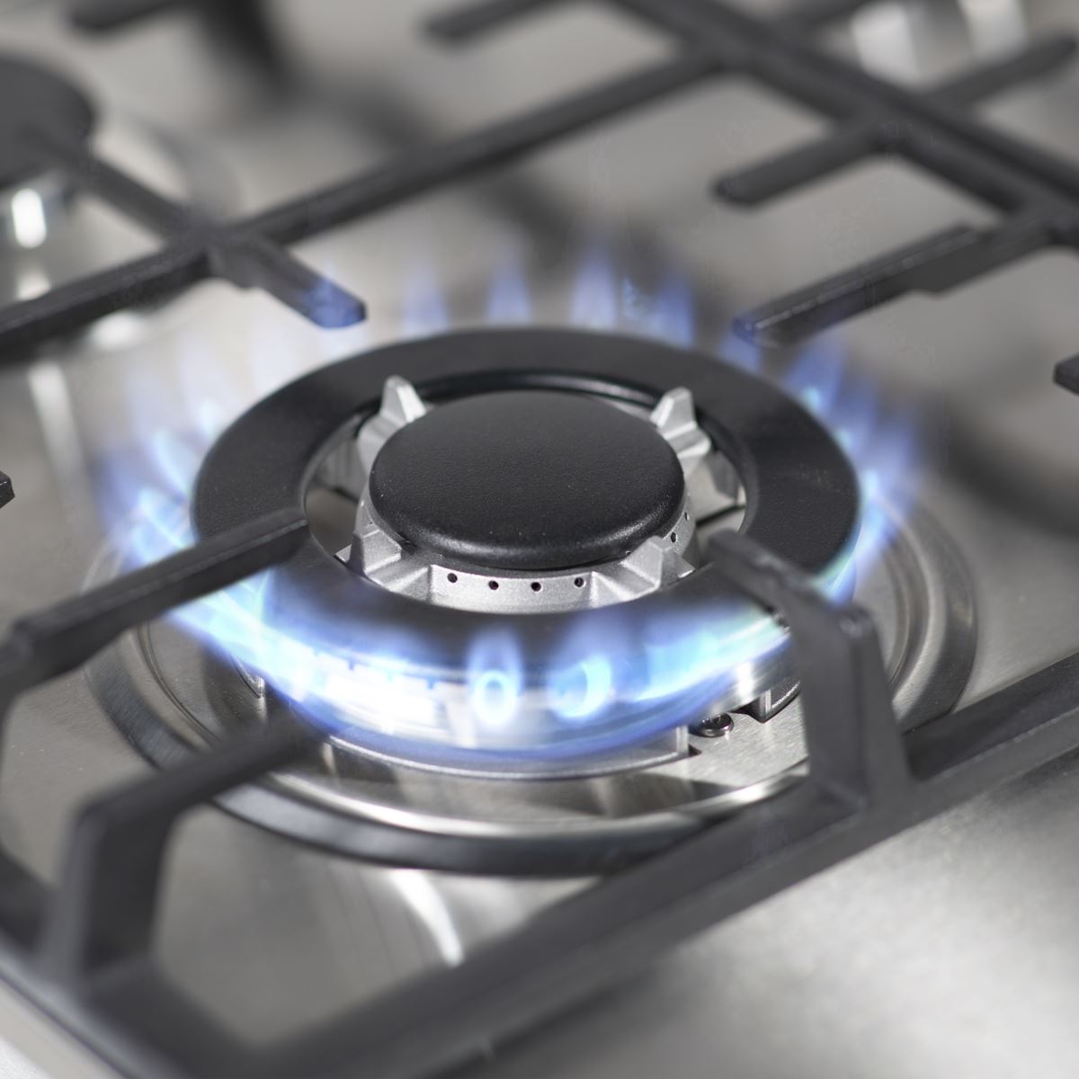 Baridi Gas Hob with 4 Cooking Zones 60cm - Stainless Steel