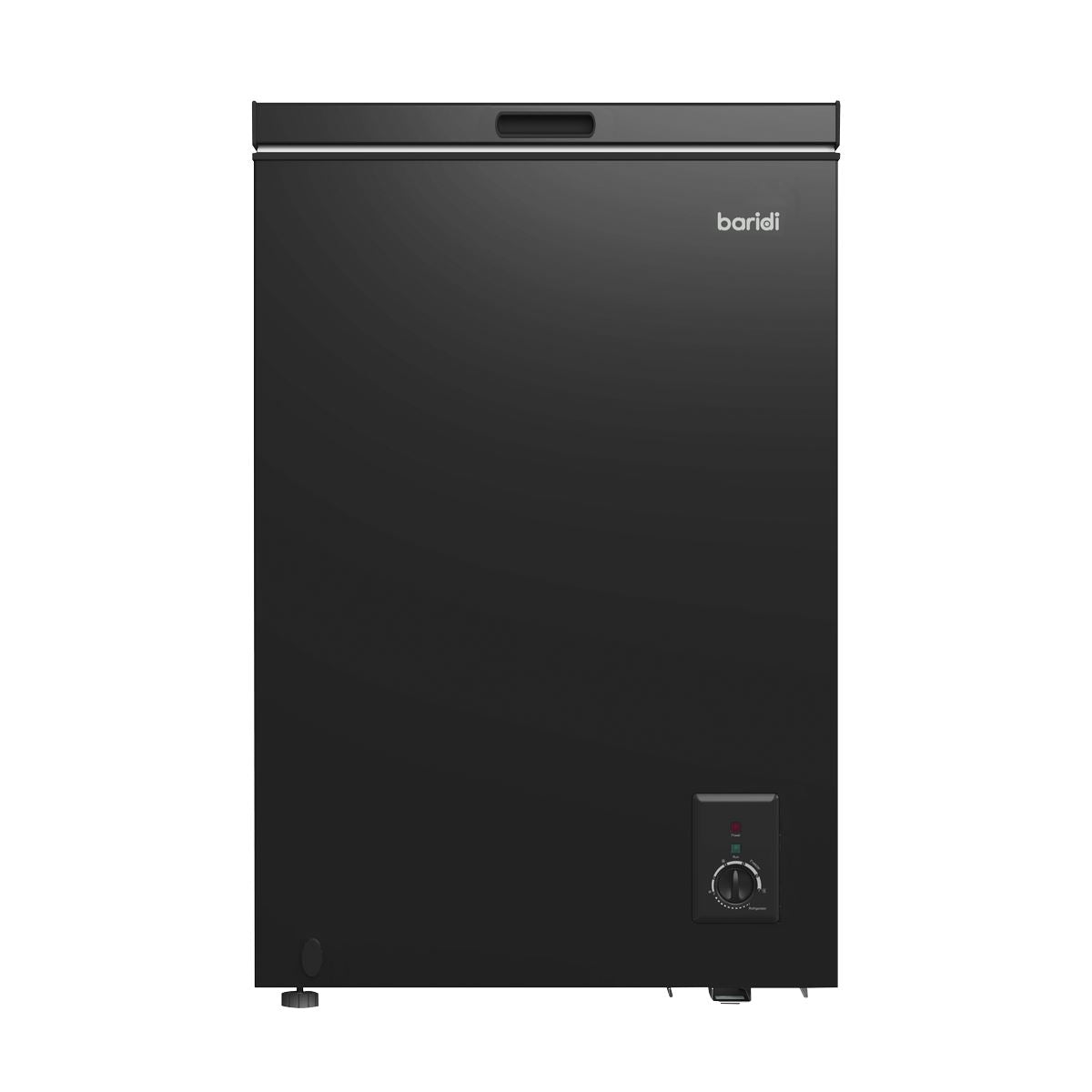 Baridi Freestanding Chest Freezer 99L Capacity - Black