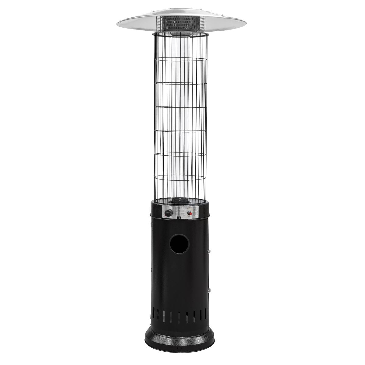 Dellonda Gas Patio Heater 13kW for Commercial & Domestic Use, Black
