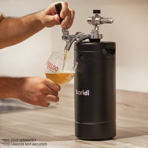 Baridi Mini Keg UK Beer Tap and CO2 Regulator