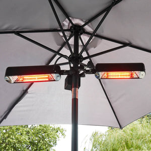 Dellonda Folding Parasol/Gazebo/Patio Outdoor Infrared Heater Extra Long 5M Cable, 1600W