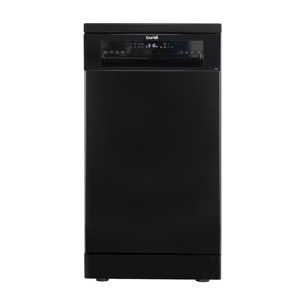 Slimline Freestanding Dishwasher 45cm Wide 10 Place Settings - Black