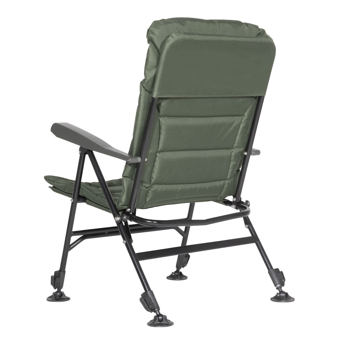 Dellonda Outdoor Portable Reclining Chair with Armrests