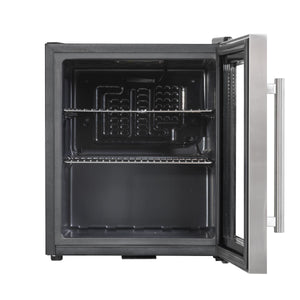 Baridi Mini Tabletop Beer & Drinks Fridge 50L Capacity - Stainless Steel