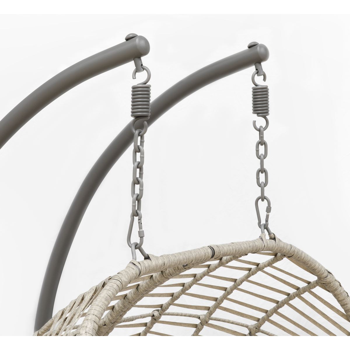 Dellonda Double Swinging Egg Chair with Cushion