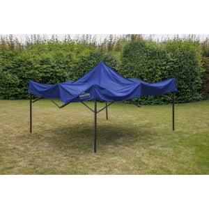 Dellonda Blue Premium 3 x 3m Pop-Up Gazebo, PVC Coated, Water Resistant Fabric, Supplied with Carry Bag & Accesories