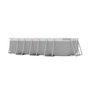 Dellonda Deluxe Steel Frame Swimming Pool with Filter Pump 13ft