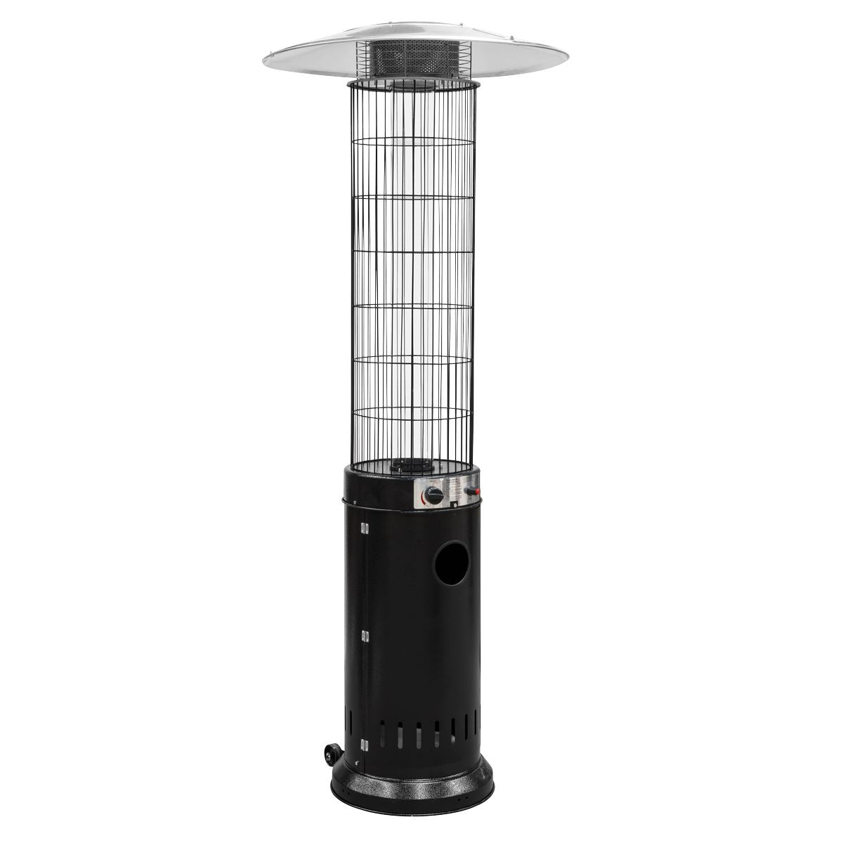 Dellonda Gas Patio Heater 13kW for Commercial & Domestic Use, Black
